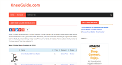 Desktop Screenshot of kneeguide.com